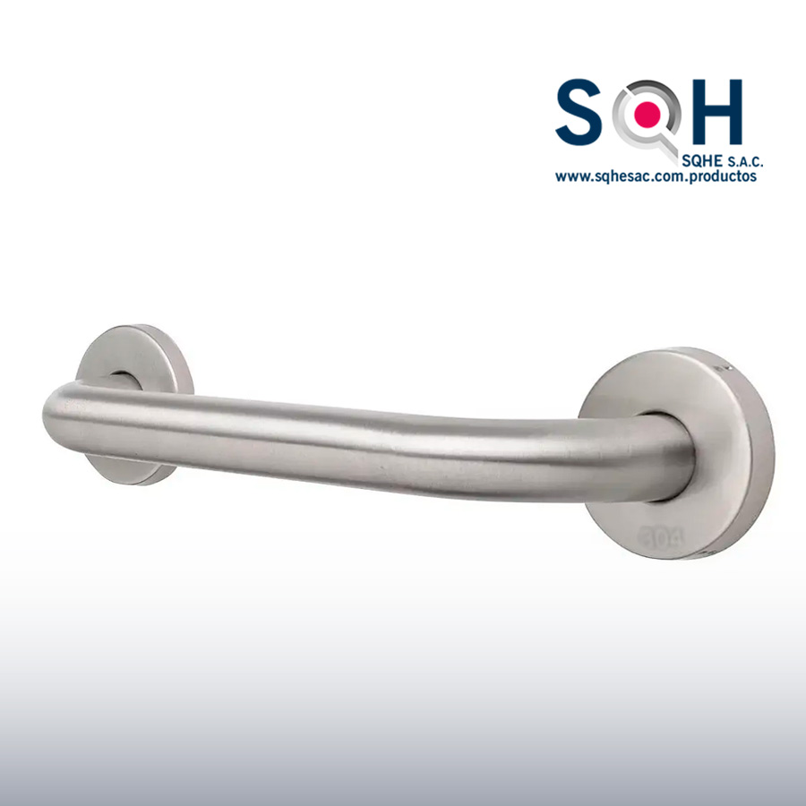 Barra seguridad 80cm x ø32mm acero inoxidable SUS 304 satinado - Imagen 3